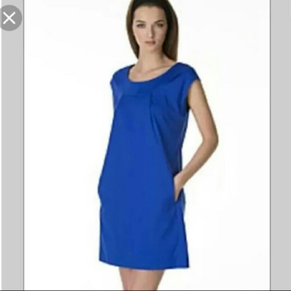 Theory blue Daniela dress 10 NWT